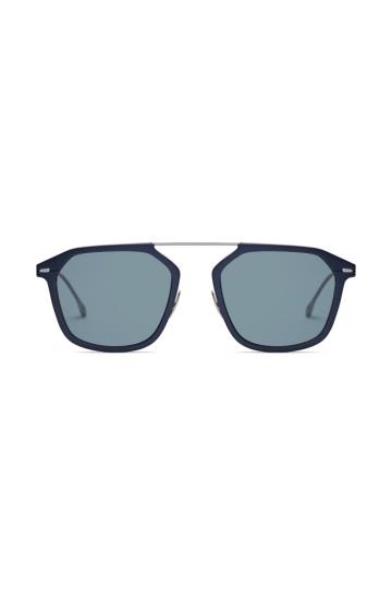 Okulary Słoneczne BOSS Blue Frame Ciemny Niebieskie Męskie (Pl38315)